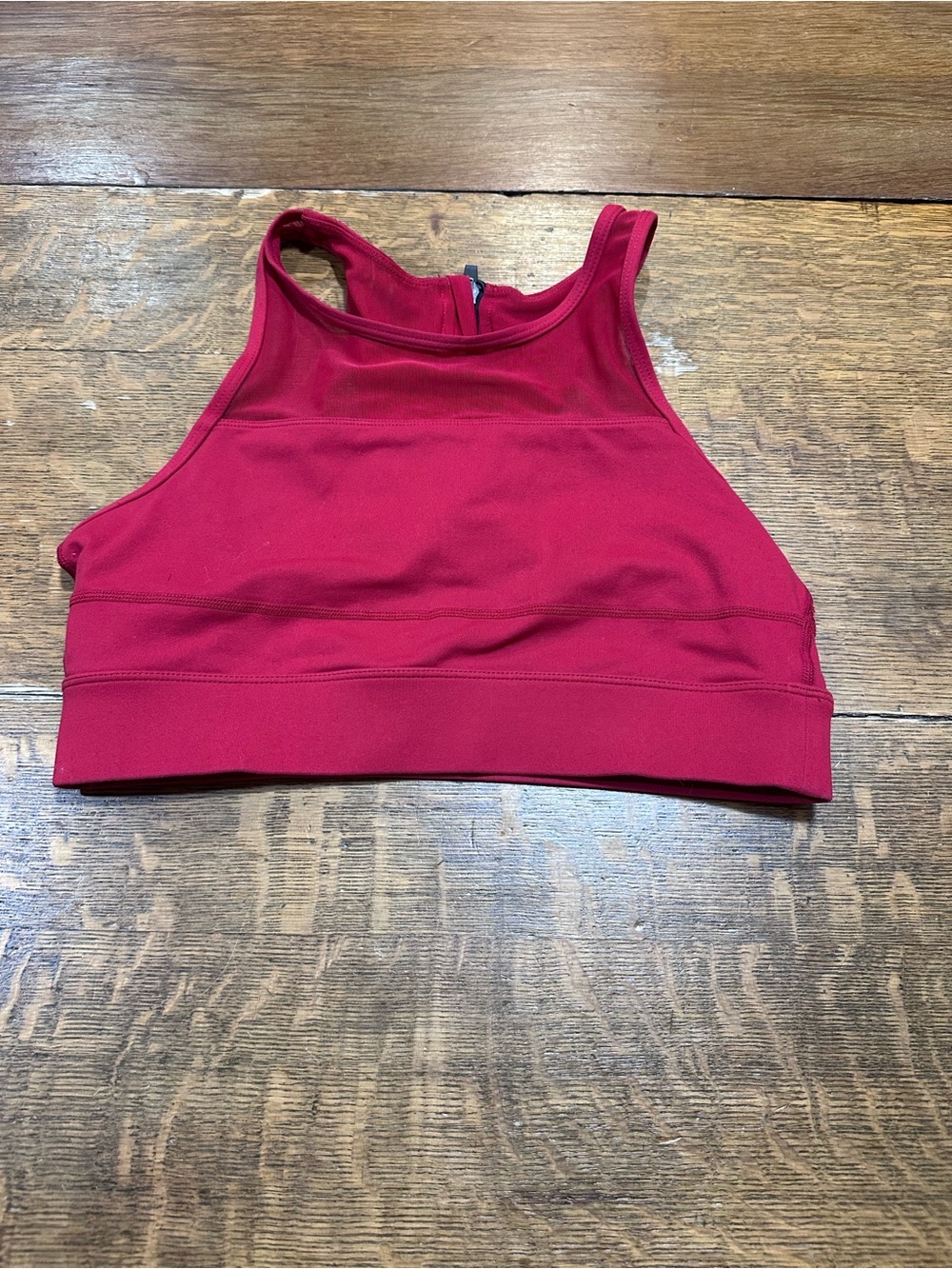 ZYIA ted back Zip Athletic sports bra approx sz med